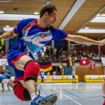Tchoukball-EM 2014, Vorrundenspiel Deutschland A gegen Grobritannien, Foto: Benedikt Hild