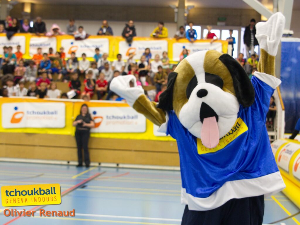 Die Geneva Indoors begeistern das Publikum nicht nur mit hochklassigem Tchoukball. (Foto: Olivier Renaud)