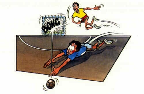 Tchoukball-Spielregeln: Der Angreifer erzielt einen Punkt